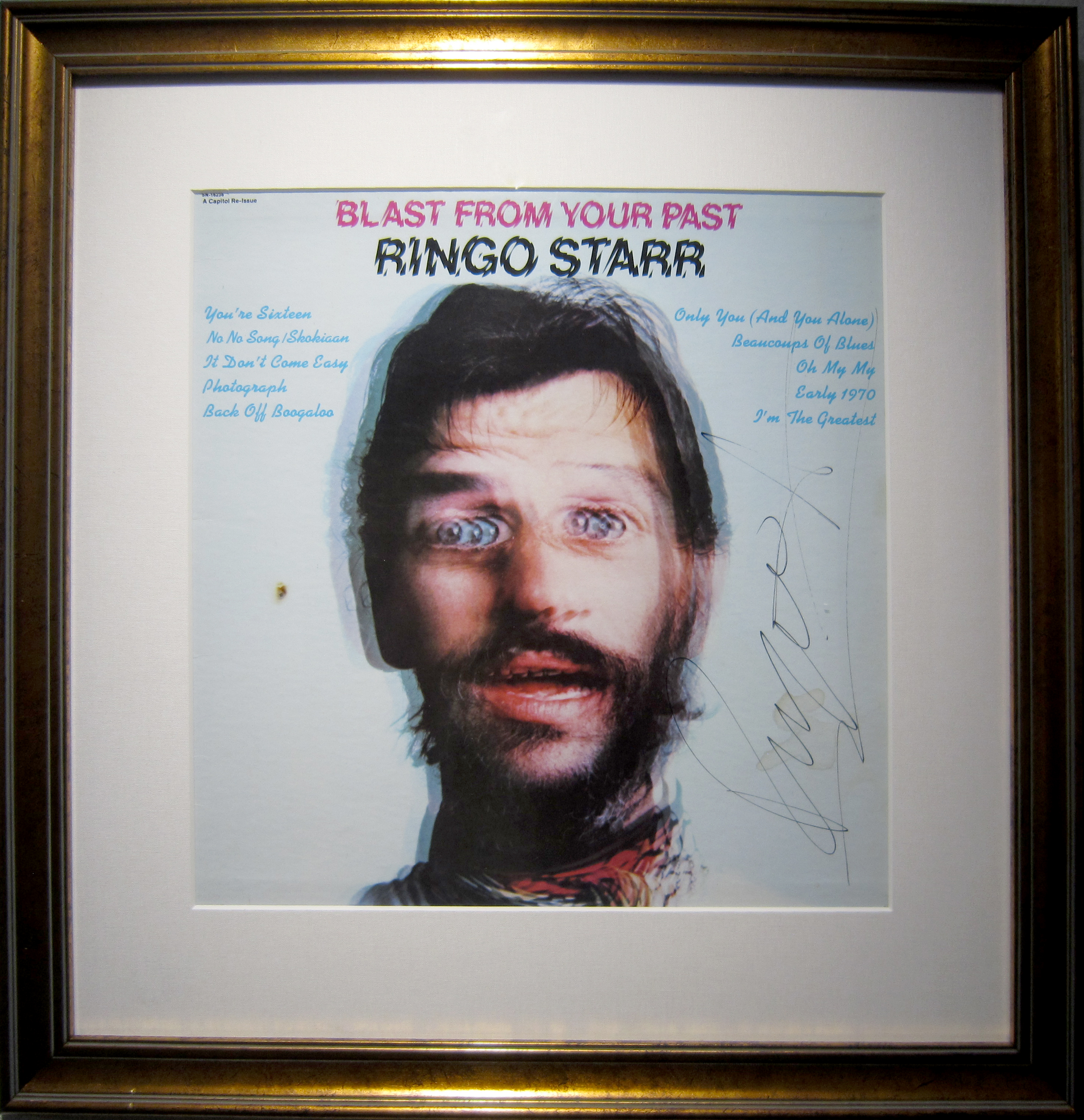 Beatles Signed Ringo Starr Album (Framed)